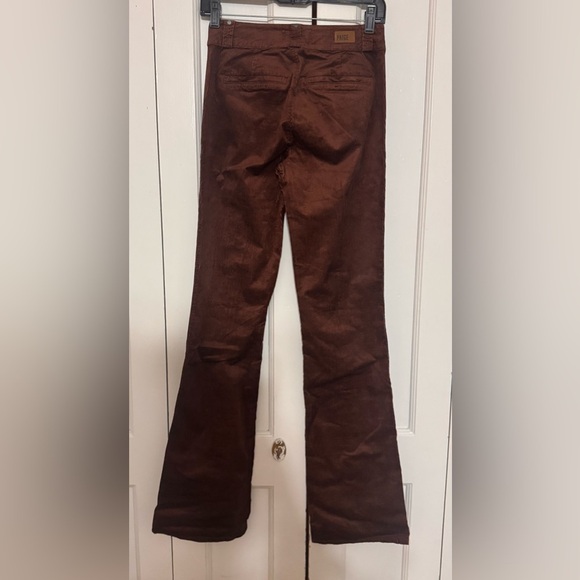 PAIGE Naomi Seaming Details Double Button Slight Bootcut in Bronze Dust - Picture 5 of 9